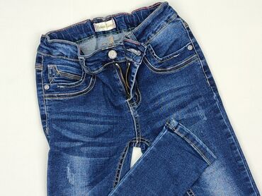 levi's boyfriend jeans: Spodnie jeansowe, 9 lat, 128/134, stan - Dobry