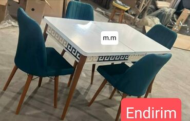 Masa və oturacaq dəstləri: Qonaq otağı üçün, Yeni, Açılmayan, Dördbucaq masa, 6 stul -da lalafo.az — 19 Masa və oturacaq dəstləri: Qonaq otağı üçün, Yeni, Açılmayan, Dördbucaq masa, 6 stul — 19