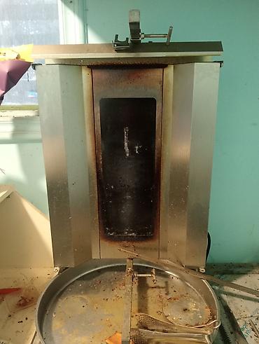 donər obyekt: Doner/Kebab şişi üçün şaquli qızdırıcılı ızgara aparat - Material — 1