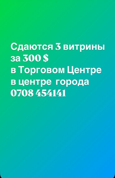 продаю недвижимость: Сдаю Витрина, 3 м², С ремонтом, Действующий, С оборудованием