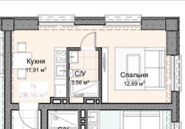 1 кв: Построен, Индивидуалка, 1 комната, 29 м² — 5