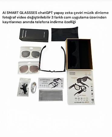 ağıllı eynək: KAMERALI EYNƏK(AÇKI) AI Smart Glasses – AIMB G1 ağıllı eynək - 8 MP — 3