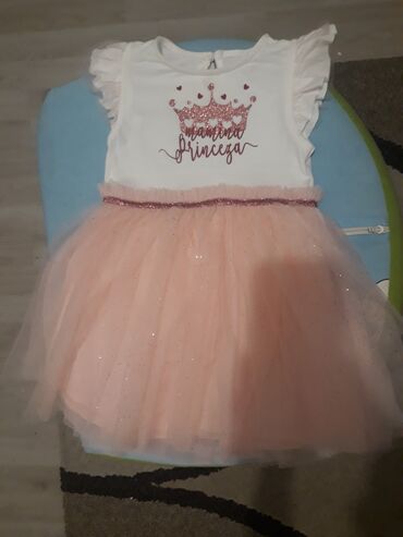 pink haljinica broj: Midi, Kratak rukav, 98