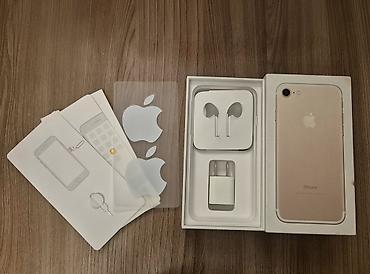 iphone 8plus barter: IPhone 7, 128 GB, Matte Gold, Barmaq izi, Sənədlərlə — 3