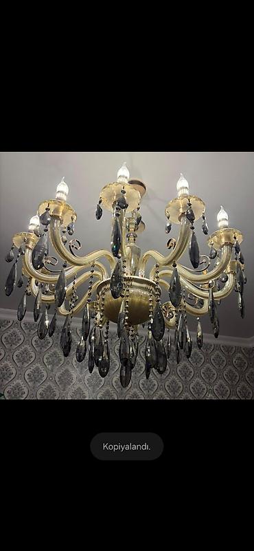 Çılçıraq, 8 lampa, Şüşə lalafo.az -da Çılçıraq, 8 lampa, Şüşə