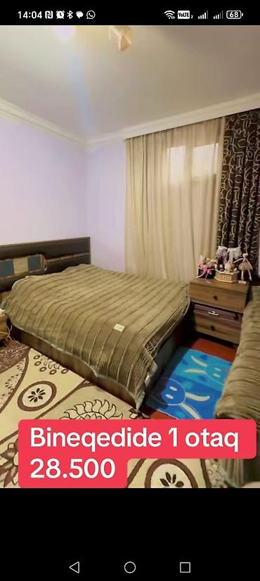 yeni suraxanı: Bineqədi qəsəbəsində 1 otaqlı mənzil. - Plan: 1 otaq, ayrıca kiçik — 1