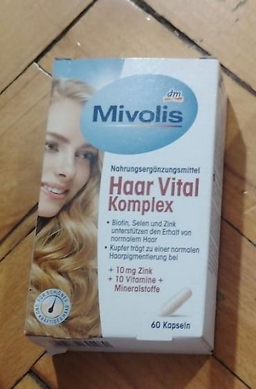 cinsi zeiflik ucun dermanlar: Məhsul: Mivolis Haar Vital Komplex – saçlar üçün qida əlavəsi — 1