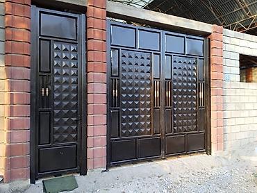 Откатные ворота: Стальные, Автоматические, Консольная конструкция, Для частного дома, С калиткой, Оптом, Новый, Бесплатная установка — 28