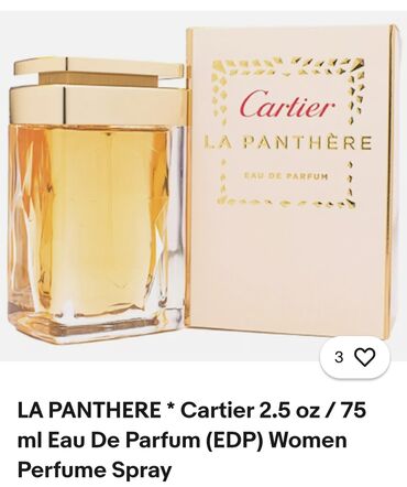 Ətriyyat: Cartier "La Panthère" ətri, qadınlar üçün nəzərdə tutulmuş eau de