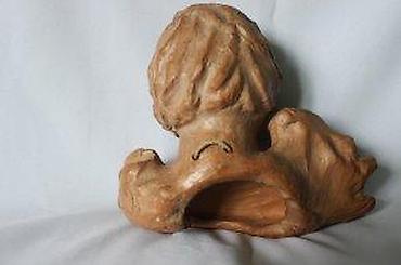 Figure: FIGURA ANĐELA U STILU BAROKA, RUČNI RAD | Stara figura anđela u — 7