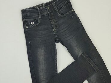 trampki calvin klein jeans: Spodnie jeansowe, 8 lat, 122/128, stan - Idealny