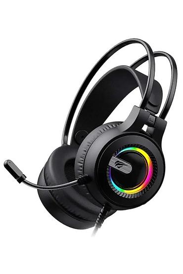 one s: Gejming slušalice sa mikrofonom i RGB osvetljenjem - Over‑ear dizajn — 2