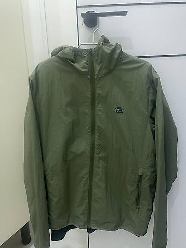 lacoste куртка: Ветровка, Осень-весна, С капюшоном, L — 1