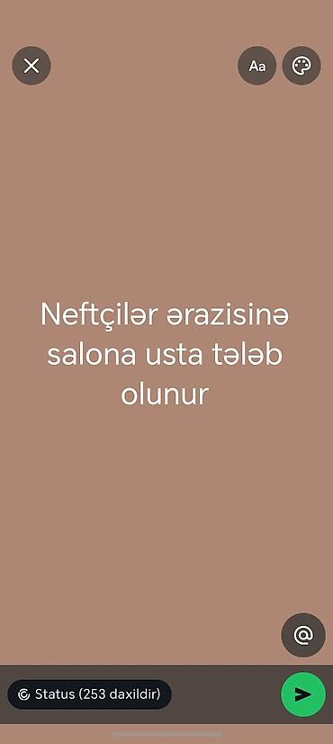 Əməkdaş axtarışı (vakansiyalar): Dırnaq ustaları — 1