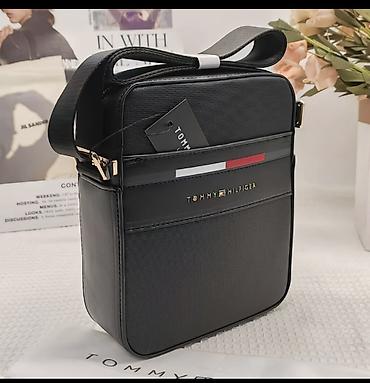 david jones: Барсетка, Tommy Hilfiger, Материал: Экокожа, Новый — 6