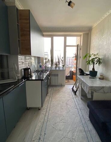 1 комнатная квартира бишкек снять долгосрочно: 1 комната, 40 м², Элитка, 12 этаж, Дизайнерский ремонт
