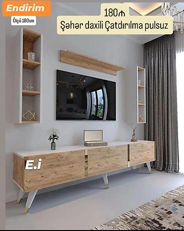 mebeli ikinci el: TV stend Yep yeni 180 azn rəng seçimi var çatdırılma var endirimli — 1