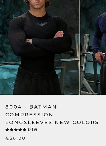 edc marka: **Batman kompresiona majica dugih rukava – NOVO Muška kompresiona — 1