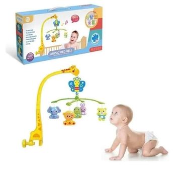 igračka kolica za bebe: 🧸 Muzička vrteška 🧸 😴Je čarobna igračka za bebe koja je osmišljena