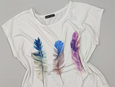 c a t shirt damski: Shein, T-shirt damski, rozmiar L