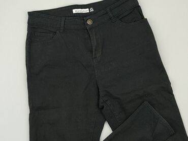 czarne bluzki damskie z dekoltem: Jeans, Inextenso, S (EU 36), condition - Good