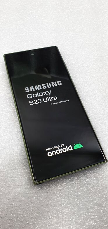 samsung galaxy s23 ultra цена бишкек: Samsung Galaxy S23 Ultra, Б/у, 512 ГБ, цвет - Зеленый, 2 SIM