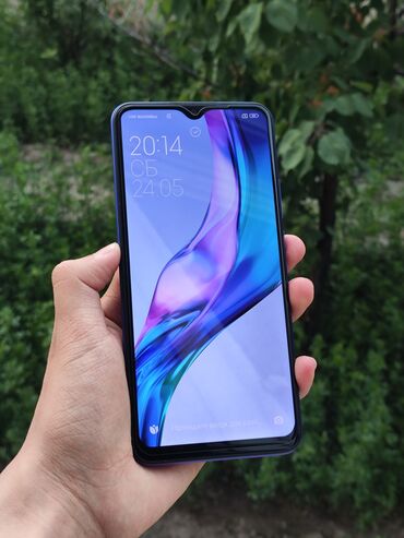 телефон ж 3: Redmi, Redmi 9, Б/у, 64 ГБ, цвет - Фиолетовый, 2 SIM