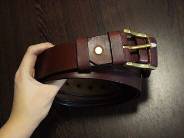 Ремни и пояса: Ремень из натуральной кожи. Толщина 3-4 мм. Длину подберем — 26