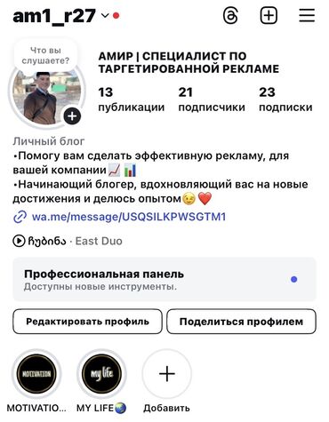 сокулук реклама: Instagram, Facebook, Таргеттик жарнаманы жөндөө, Талдоо