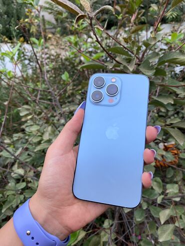 iphone 13 2 ci el fiyatları: IPhone 13 Pro, 128 GB, Sierra Blue, Face ID, Sənədlərlə