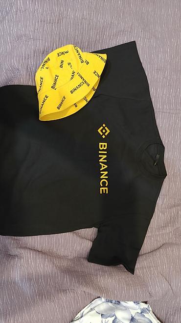 Набор мерча Binance: футболка + панама Не ношенный ни разу, абсолютно