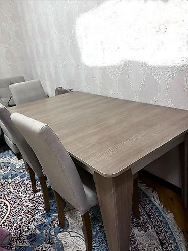 L🅰/ masa dəsti 6 oturacaqla 330azn Masa açılır. 1 il istifadə edilib