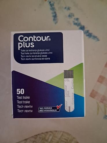 Glucometers: Contour Plus test trake za merenje glukoze u krvi - Pakovanje: 50 — 1