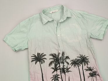 Shirts: Shirt 12 years, condition - Satisfying, pattern - Print, color - Green