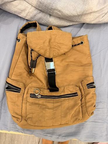 куртка pull: PULL&BEAR unisex bel çantası tipli şəhər ruksakı - Rəng: açıq — 1