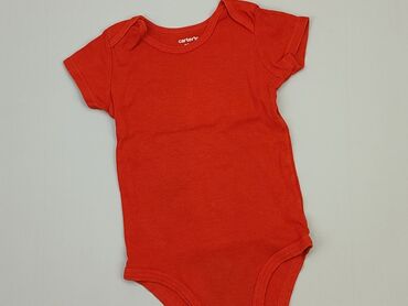 czerwone body niemowlęce: Body, Carter's, 9-12 m, 
stan - Dobry