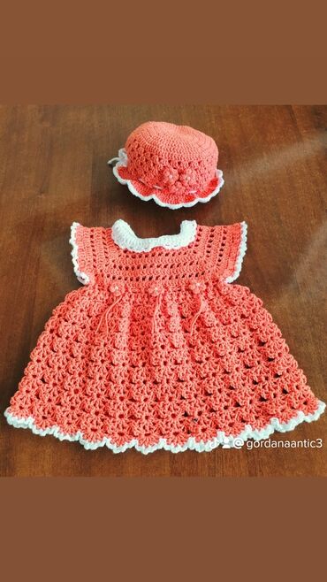 Kompleti: Ručno heklani kompleti za bebe/decu - Komplet 1: majica i šorts od — 2