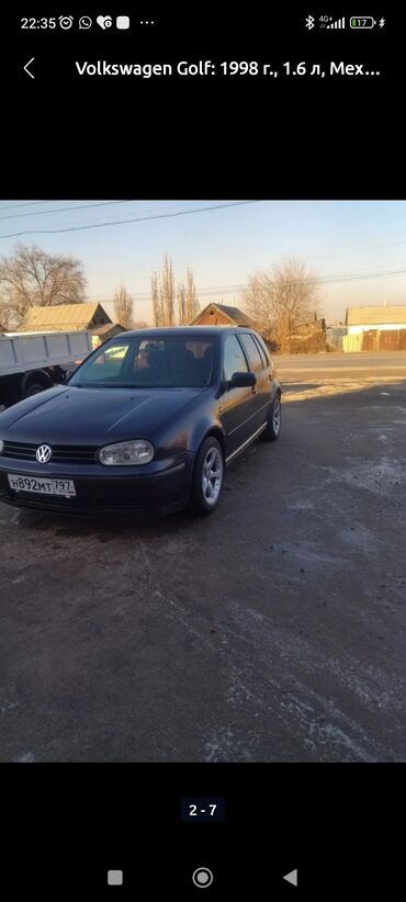 поддон гольф: Volkswagen Golf: 1998 г., 1.6 л, Механика, Бензин