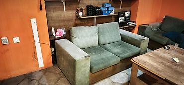 kafe ucun bar: 6 edet uqlavoy divan 4_5 edet divan. Pufik stol stul metbexe ayit her — 2
