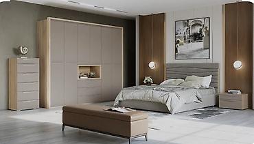 Кухонные гарнитуры: Кухонный гарнитур, цвет - Серый, МДФ — 11