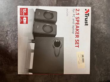 проводные наушники с микрофоном для компьютера: 🔊 Trust 2.1 Speaker Set Акустическая система: 2 сателлита + сабвуфер