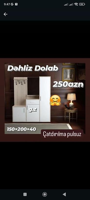 Dəhliz dolabı yeni lalafo.az -da Dəhliz dolabı yeni