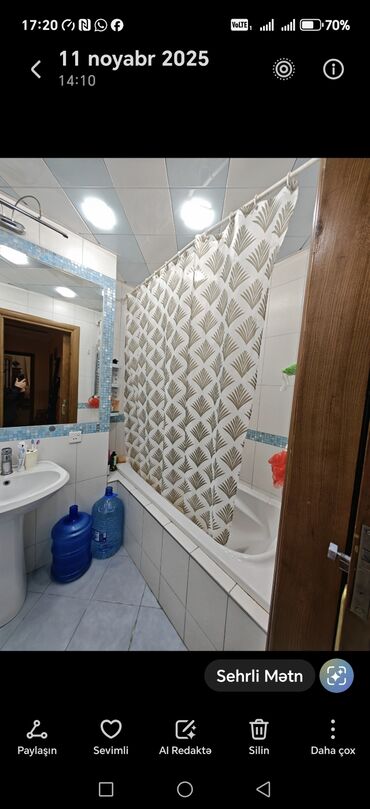 Yeni tikili: Metro İnşaatçılar 50_60_metr məsafədə Qanuni 2_otaq mənzil satılır — 9