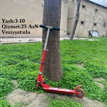 Samokatlar: Самокат в идеальном состоянии. От 3 до 10 лет. ручка регулируется под — 9
