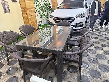 Bağ, çöl masa və oturacaq dəstləri: Yeni, Dördbucaq masa, 6 stul, Açılan, Stullar ilə, Plastik, Türkiyə -da lalafo.az — 2 Bağ, çöl masa və oturacaq dəstləri: Yeni, Dördbucaq masa, 6 stul, Açılan, Stullar ilə, Plastik, Türkiyə — 2