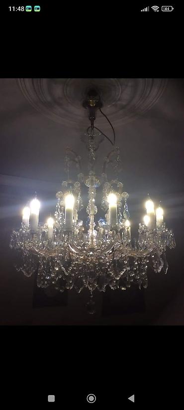 guzgu samdan: Çılçıraq, 10 və daha çox lampa, Xrustal — 3