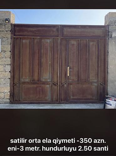 İşlənmiş Dəmir Həyət darvazası, Yana açılan, 3 m, Mexaniki, Qapı ilə, rəng - Qəhvəyi, Kredit yoxdur lalafo.az -da İşlənmiş Dəmir Həyət darvazası, Yana açılan, 3 m, Mexaniki, Qapı ilə, rəng - Qəhvəyi, Kredit yoxdur
