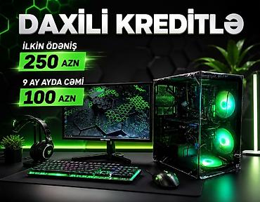 Elektronika: Kreditle Gaming kompüter dəsti – daxili kreditlə. Paketə daxildir: - — 1