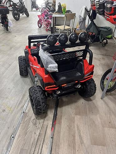 Детский мир: Детский электрический внедорожник (электромобиль) 4x4, двухместный — 5