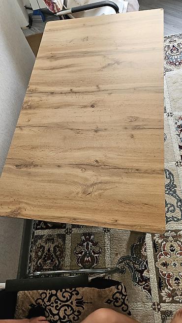 Столы: Masa – ağac teksturalı, düzbucaqlı stolüstü ilə. - Material: MDF/LDSP — 2